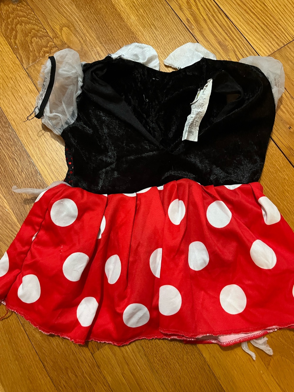 Red & Black Polka Dot Kids costume - Disney - Picture 4 of 4